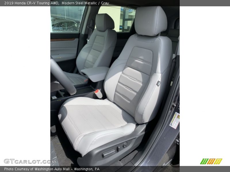 Modern Steel Metallic / Gray 2019 Honda CR-V Touring AWD