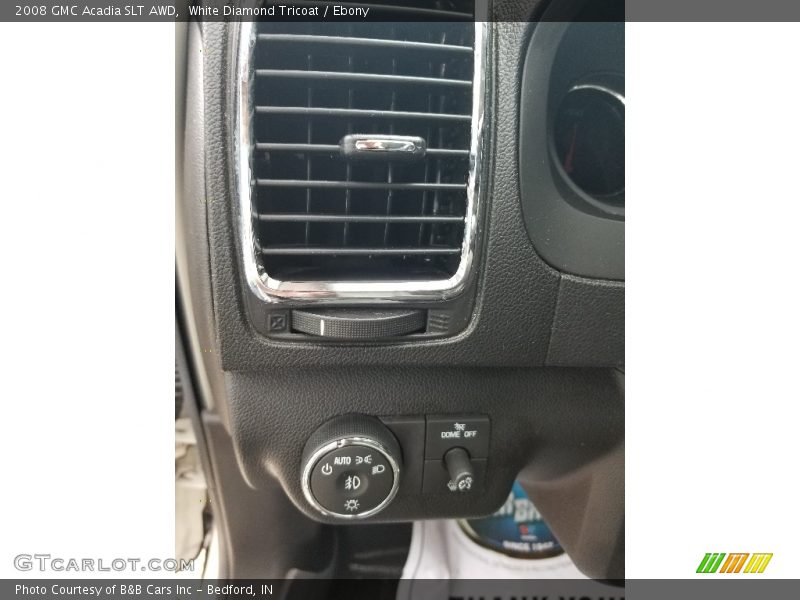 White Diamond Tricoat / Ebony 2008 GMC Acadia SLT AWD