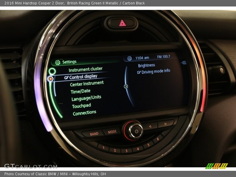British Racing Green II Metallic / Carbon Black 2016 Mini Hardtop Cooper 2 Door