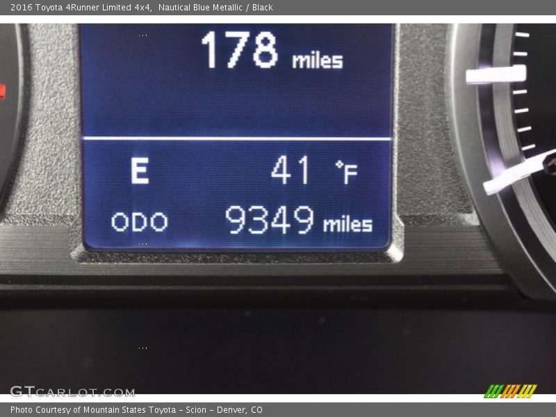 Nautical Blue Metallic / Black 2016 Toyota 4Runner Limited 4x4