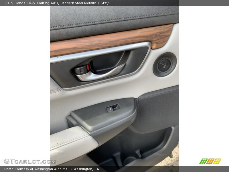 Modern Steel Metallic / Gray 2019 Honda CR-V Touring AWD