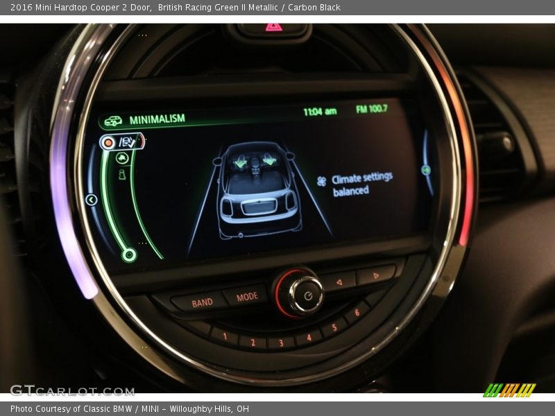 British Racing Green II Metallic / Carbon Black 2016 Mini Hardtop Cooper 2 Door