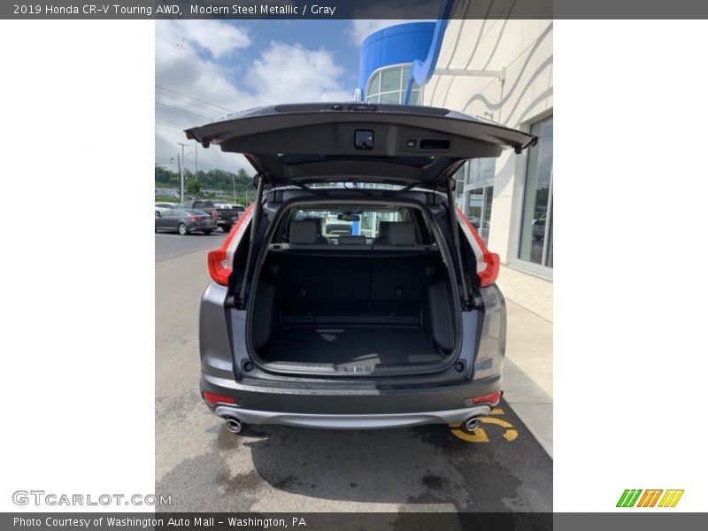 Modern Steel Metallic / Gray 2019 Honda CR-V Touring AWD