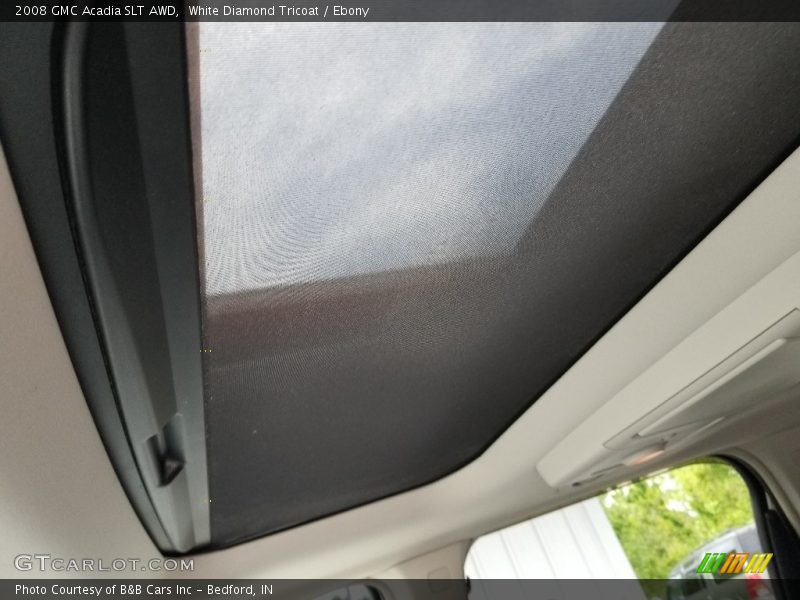 White Diamond Tricoat / Ebony 2008 GMC Acadia SLT AWD