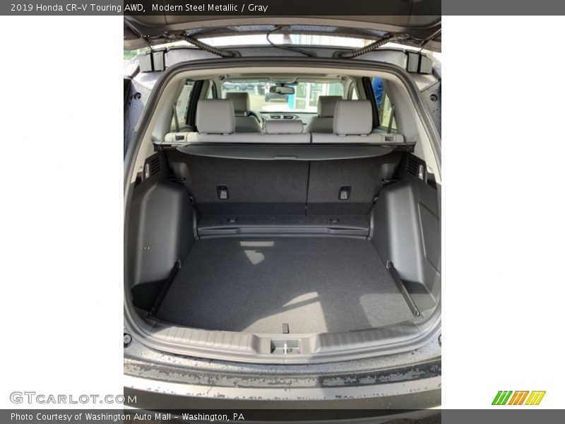 Modern Steel Metallic / Gray 2019 Honda CR-V Touring AWD