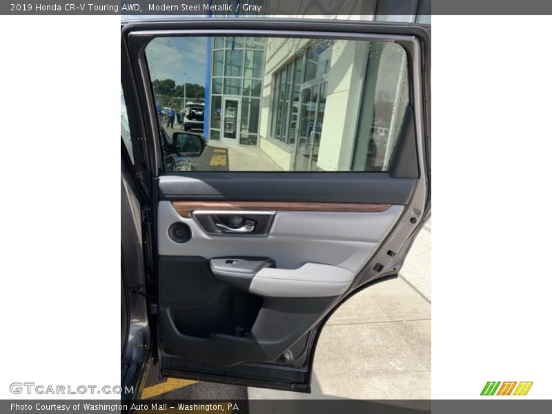 Modern Steel Metallic / Gray 2019 Honda CR-V Touring AWD