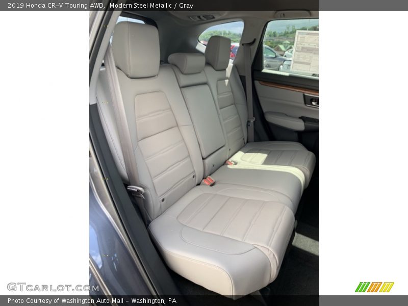 Modern Steel Metallic / Gray 2019 Honda CR-V Touring AWD