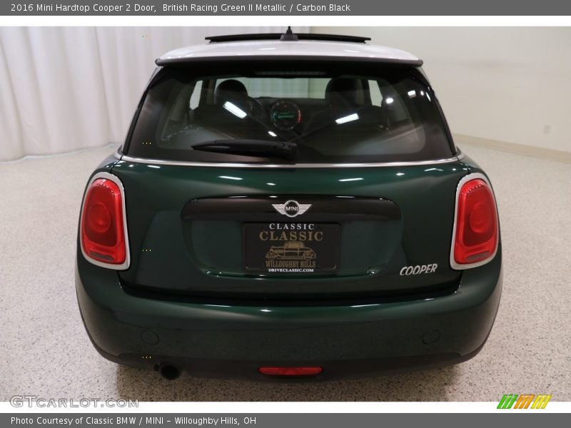 British Racing Green II Metallic / Carbon Black 2016 Mini Hardtop Cooper 2 Door