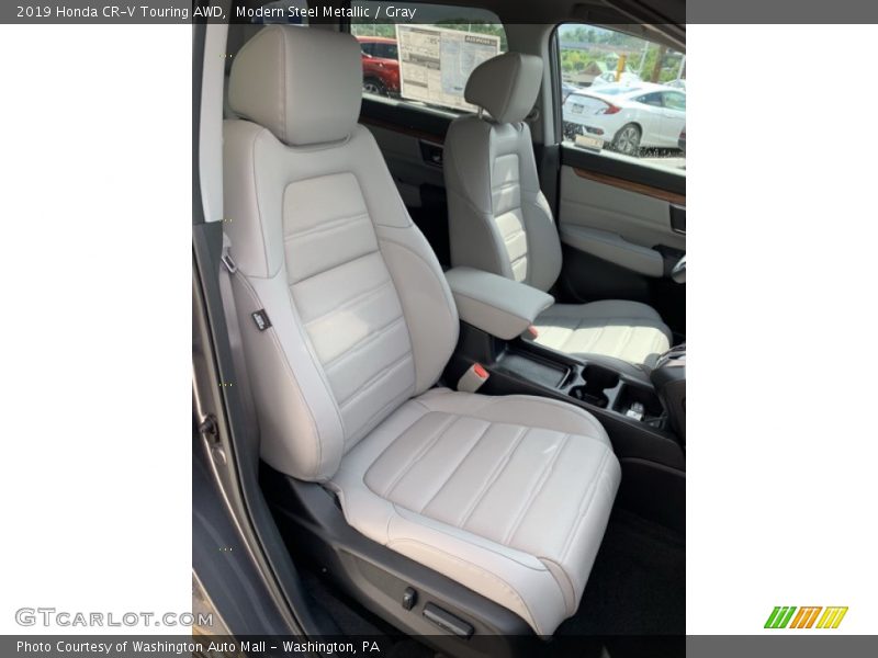 Modern Steel Metallic / Gray 2019 Honda CR-V Touring AWD