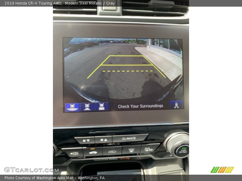 Modern Steel Metallic / Gray 2019 Honda CR-V Touring AWD