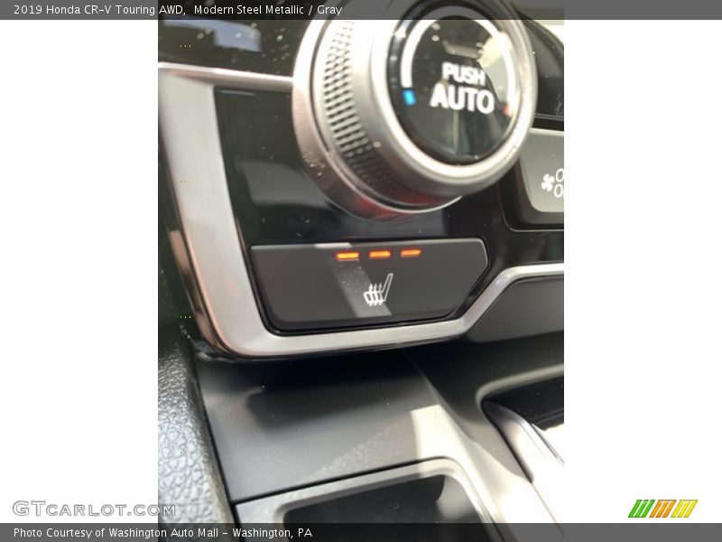 Modern Steel Metallic / Gray 2019 Honda CR-V Touring AWD