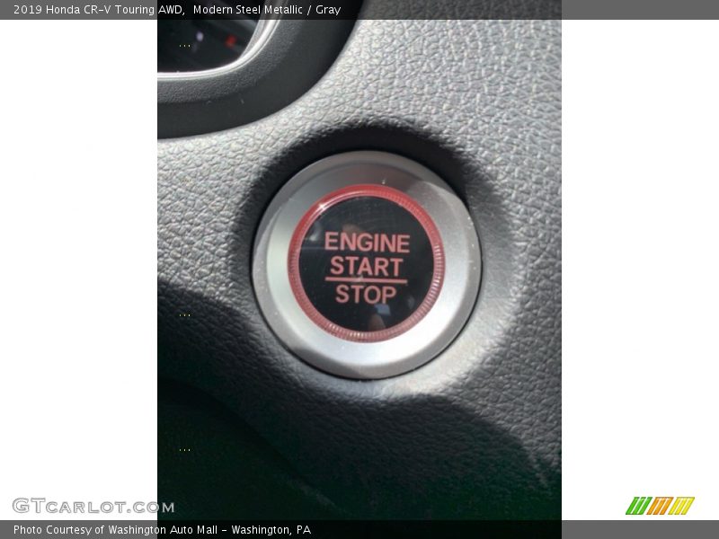 Modern Steel Metallic / Gray 2019 Honda CR-V Touring AWD