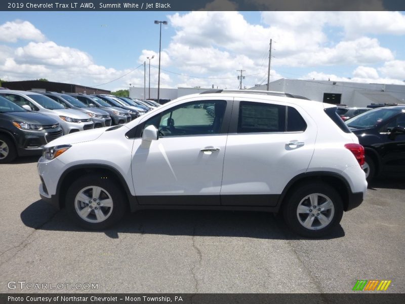 Summit White / Jet Black 2019 Chevrolet Trax LT AWD