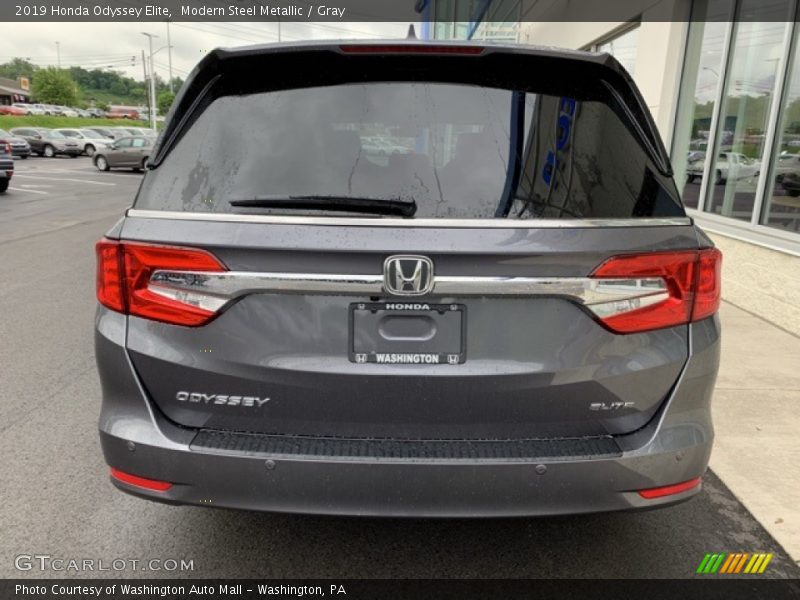 Modern Steel Metallic / Gray 2019 Honda Odyssey Elite