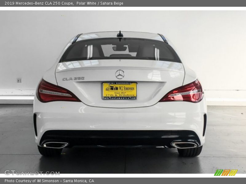 Polar White / Sahara Beige 2019 Mercedes-Benz CLA 250 Coupe