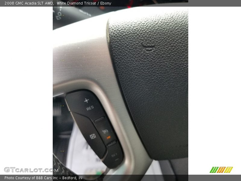 White Diamond Tricoat / Ebony 2008 GMC Acadia SLT AWD