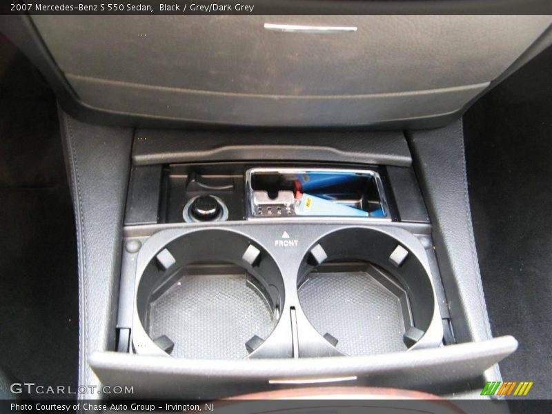 Black / Grey/Dark Grey 2007 Mercedes-Benz S 550 Sedan