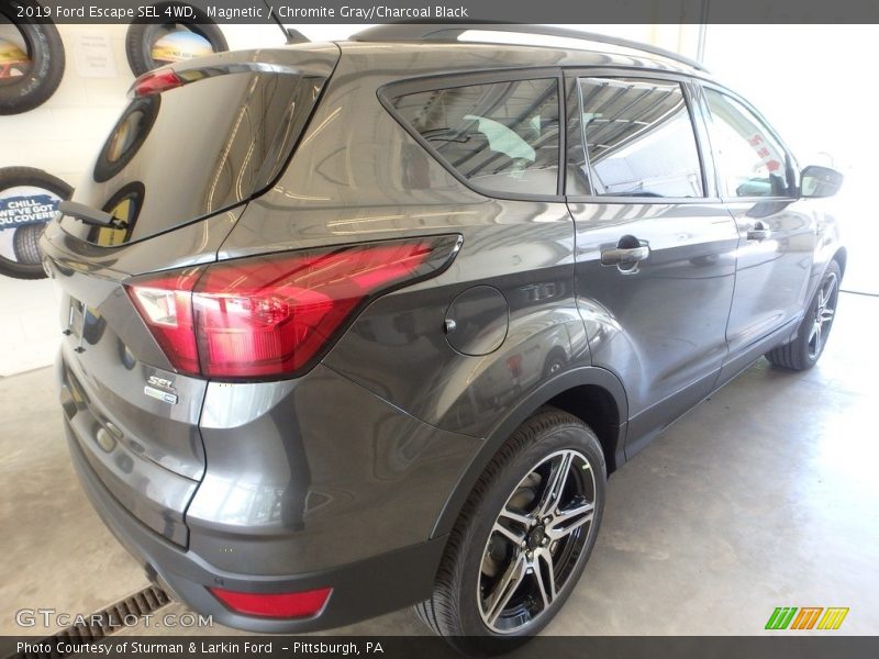 Magnetic / Chromite Gray/Charcoal Black 2019 Ford Escape SEL 4WD
