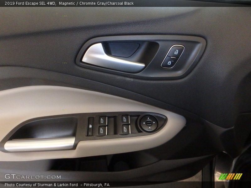 Magnetic / Chromite Gray/Charcoal Black 2019 Ford Escape SEL 4WD