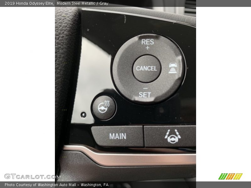 Modern Steel Metallic / Gray 2019 Honda Odyssey Elite