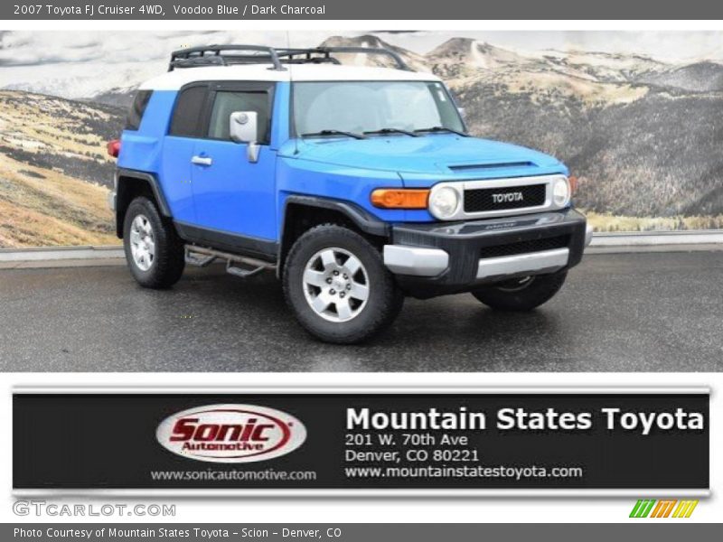 Voodoo Blue / Dark Charcoal 2007 Toyota FJ Cruiser 4WD