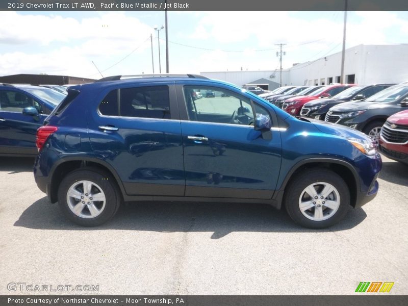 Pacific Blue Metallic / Jet Black 2019 Chevrolet Trax LT AWD