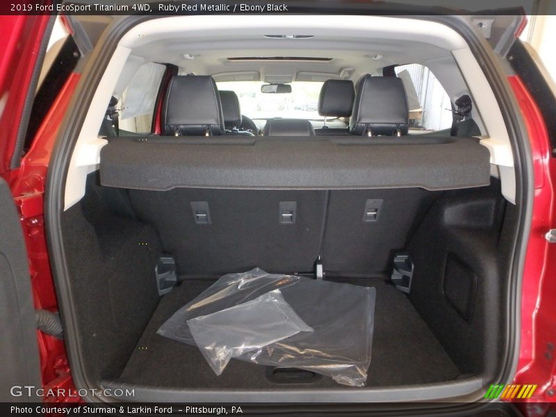 Ruby Red Metallic / Ebony Black 2019 Ford EcoSport Titanium 4WD