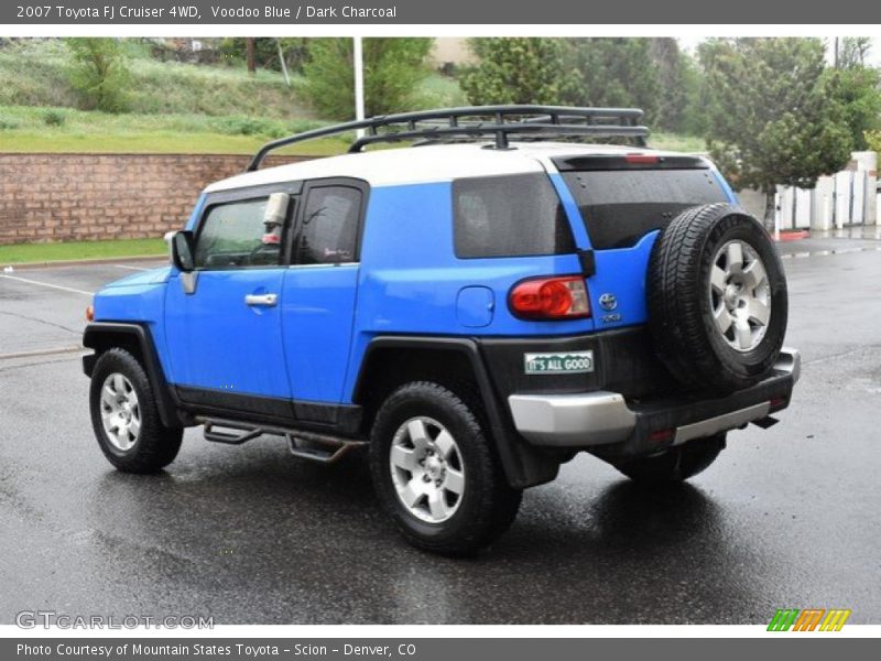Voodoo Blue / Dark Charcoal 2007 Toyota FJ Cruiser 4WD