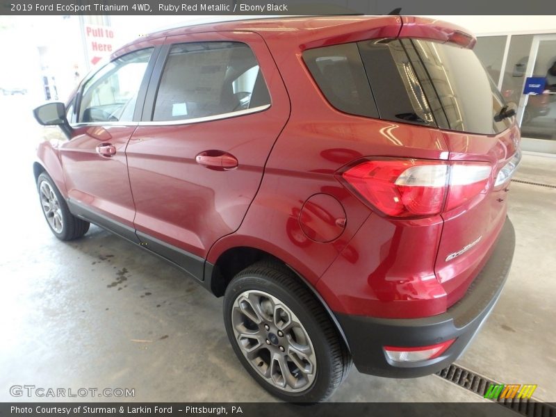 Ruby Red Metallic / Ebony Black 2019 Ford EcoSport Titanium 4WD