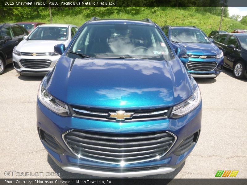 Pacific Blue Metallic / Jet Black 2019 Chevrolet Trax LT AWD
