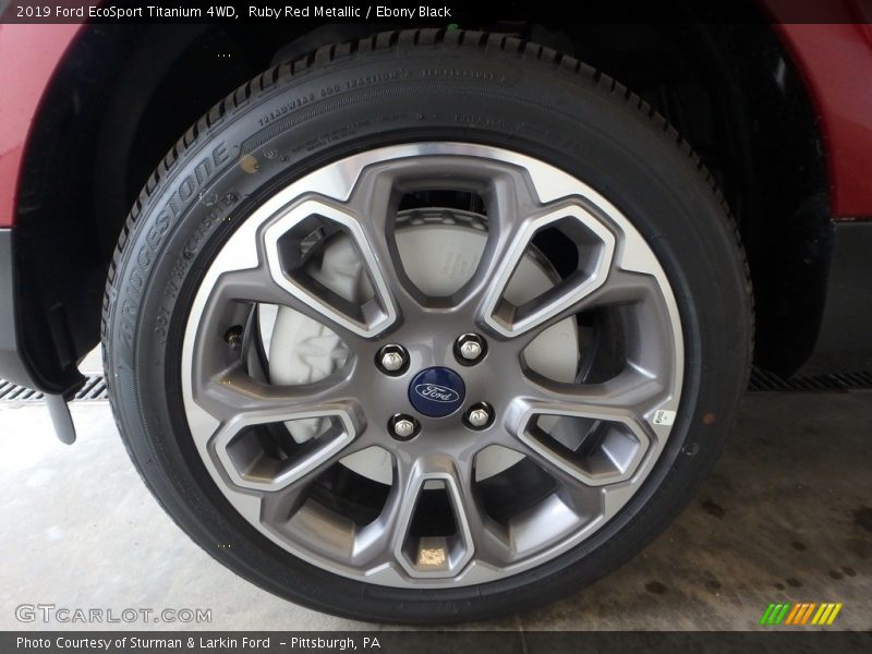 Ruby Red Metallic / Ebony Black 2019 Ford EcoSport Titanium 4WD