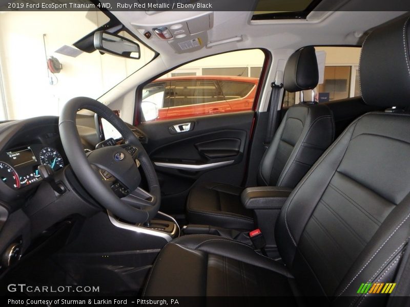 Ruby Red Metallic / Ebony Black 2019 Ford EcoSport Titanium 4WD