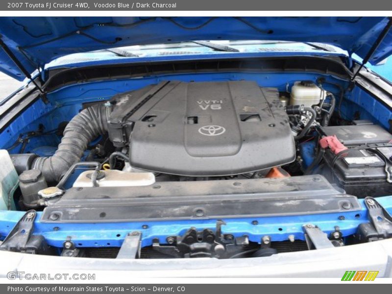 Voodoo Blue / Dark Charcoal 2007 Toyota FJ Cruiser 4WD