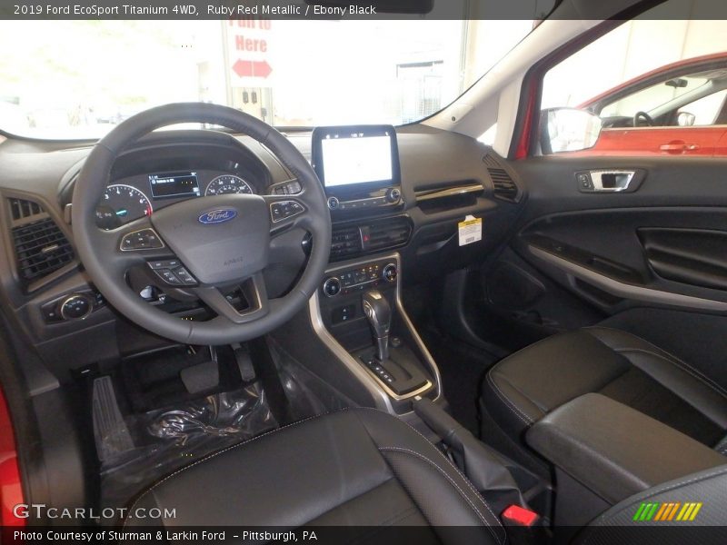 Ruby Red Metallic / Ebony Black 2019 Ford EcoSport Titanium 4WD