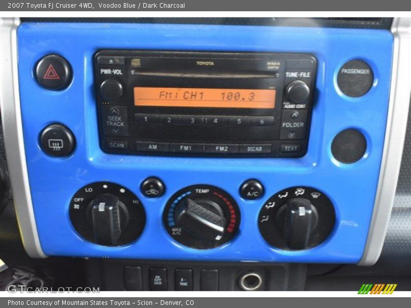 Voodoo Blue / Dark Charcoal 2007 Toyota FJ Cruiser 4WD