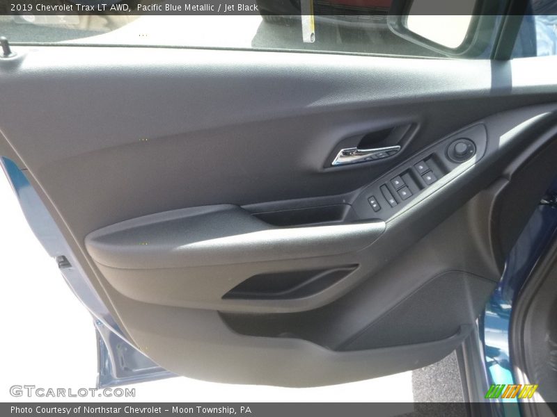 Pacific Blue Metallic / Jet Black 2019 Chevrolet Trax LT AWD