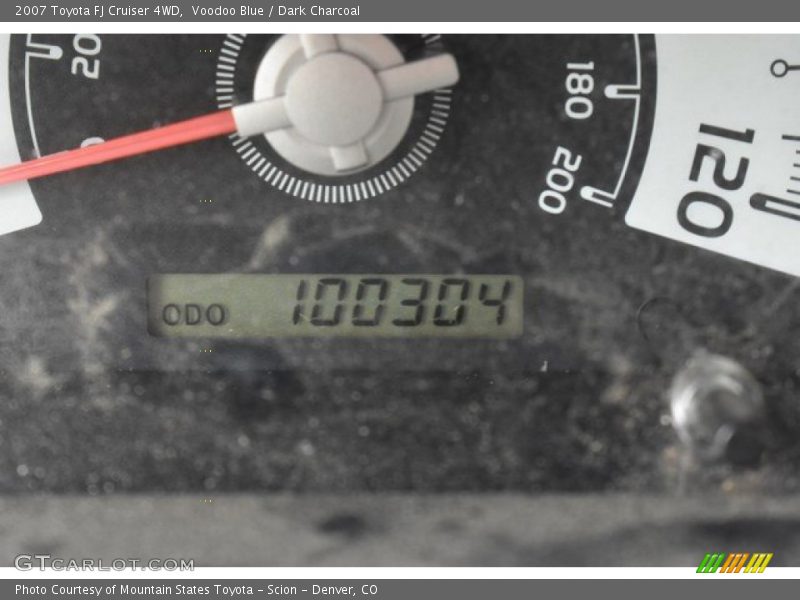 Voodoo Blue / Dark Charcoal 2007 Toyota FJ Cruiser 4WD