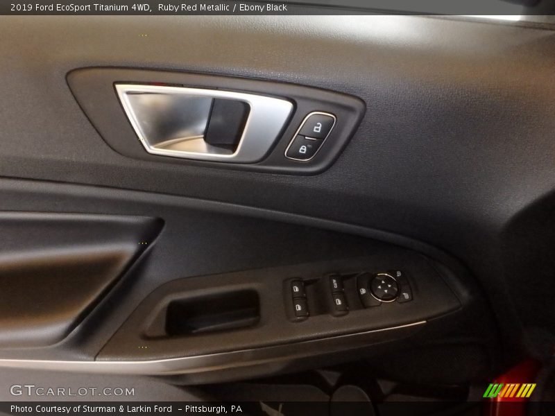 Ruby Red Metallic / Ebony Black 2019 Ford EcoSport Titanium 4WD