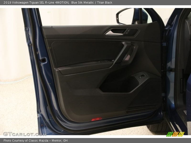 Blue Silk Metallic / Titan Black 2019 Volkswagen Tiguan SEL R-Line 4MOTION