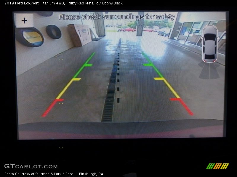 Ruby Red Metallic / Ebony Black 2019 Ford EcoSport Titanium 4WD