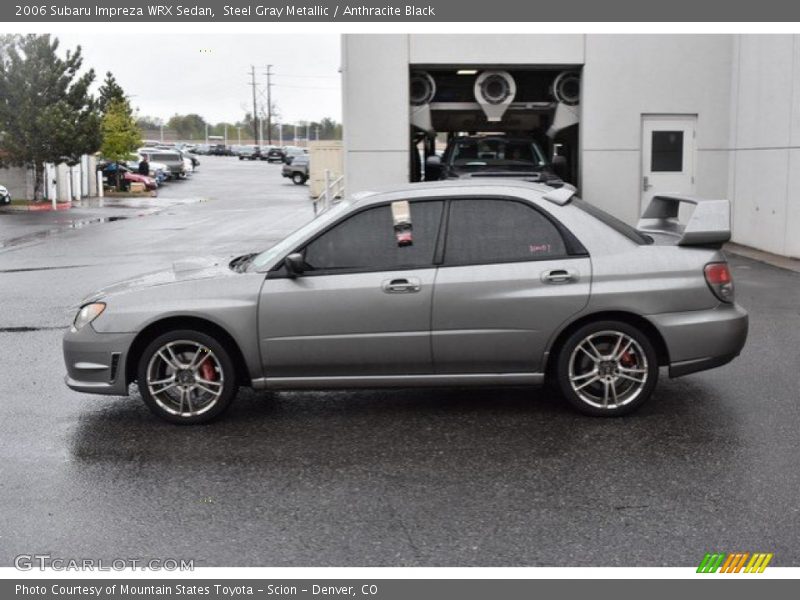 Steel Gray Metallic / Anthracite Black 2006 Subaru Impreza WRX Sedan