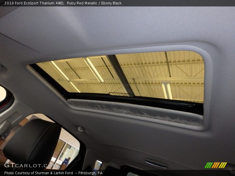 Ruby Red Metallic / Ebony Black 2019 Ford EcoSport Titanium 4WD