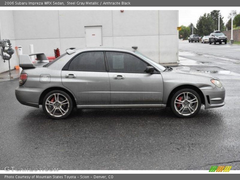 Steel Gray Metallic / Anthracite Black 2006 Subaru Impreza WRX Sedan