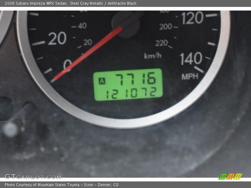 Steel Gray Metallic / Anthracite Black 2006 Subaru Impreza WRX Sedan