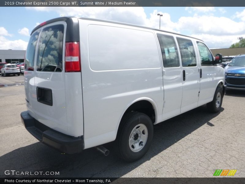 Summit White / Medium Pewter 2019 Chevrolet Express 2500 Cargo WT