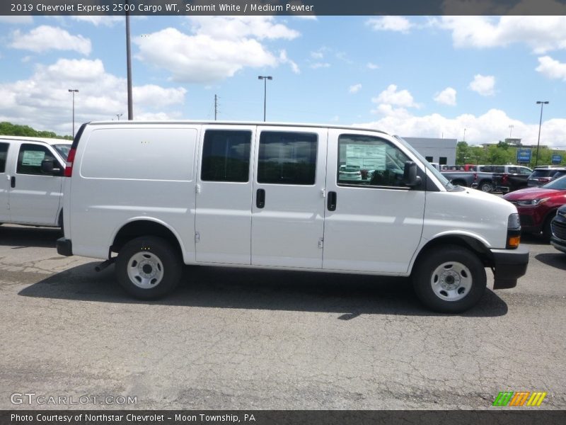 Summit White / Medium Pewter 2019 Chevrolet Express 2500 Cargo WT