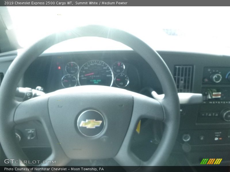 Summit White / Medium Pewter 2019 Chevrolet Express 2500 Cargo WT