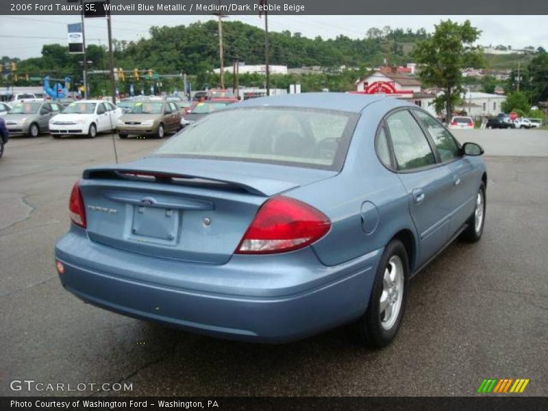 Windveil Blue Metallic / Medium/Dark Pebble Beige 2006 Ford Taurus SE