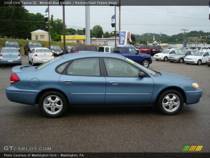 Windveil Blue Metallic / Medium/Dark Pebble Beige 2006 Ford Taurus SE