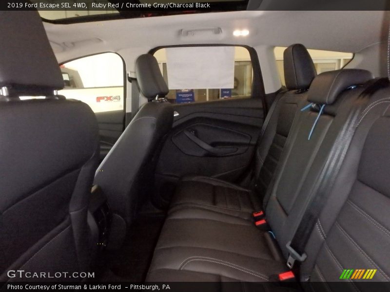 Ruby Red / Chromite Gray/Charcoal Black 2019 Ford Escape SEL 4WD